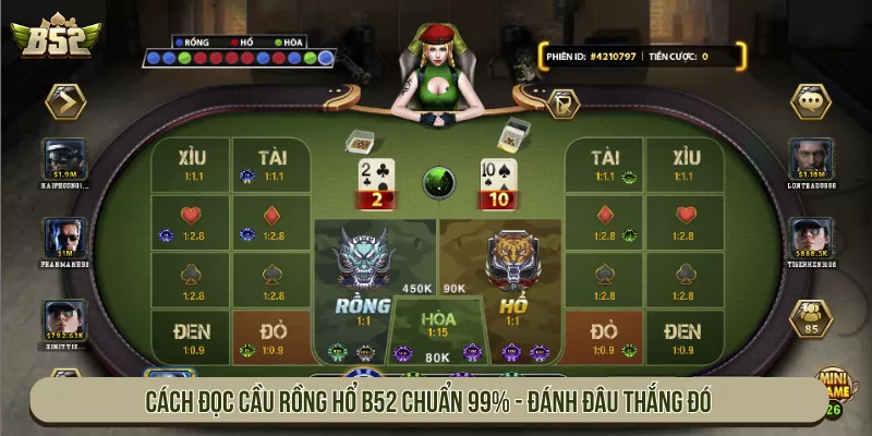 Cách Đọc Cầu Rồng Hổ B52 Chuẩn 99% - Đánh Đâu Thắng Đó